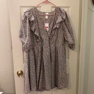 H&M Floral Babydoll Dress